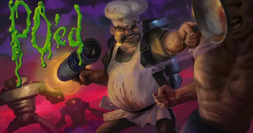 PO’ed: Definitive Edition เกม FPS 90s การต่อสู้ของเชฟ VS เอเลี่ยน ฉบับรีมาสเตอร์ ประกาศลงคอนโซลและพีซี