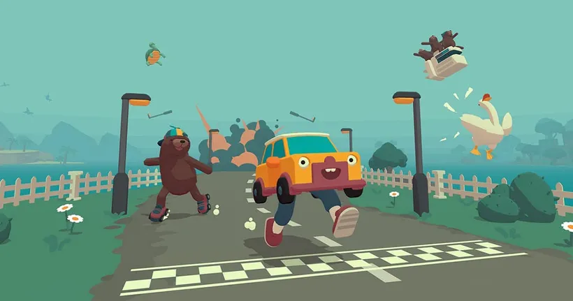 WHAT THE CAR? เกม Adventure เตรียมผจญภัยไปกับรถมีขา บน Steam 5 กันยายนนี้