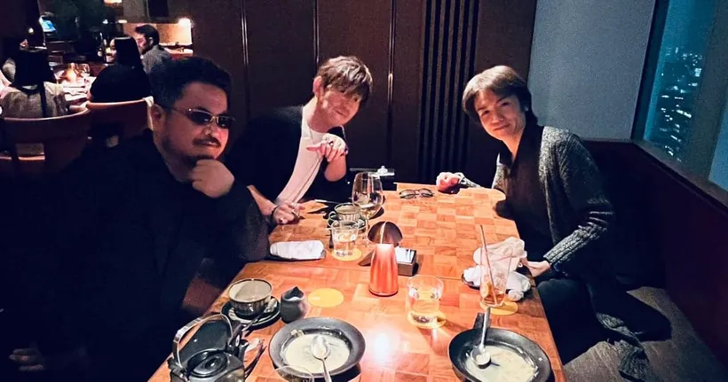 สามยอดผู้สร้างเกมชาวญี่ปุ่นพบปะทานดินเนอร์สุดหรู คุยกันเพลิน