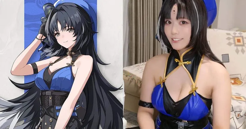 Umi-chan นางแบบกราเวียร์ชื่อดัง คอสชุด Yangyang สตรีมเกม Wuthering Waves