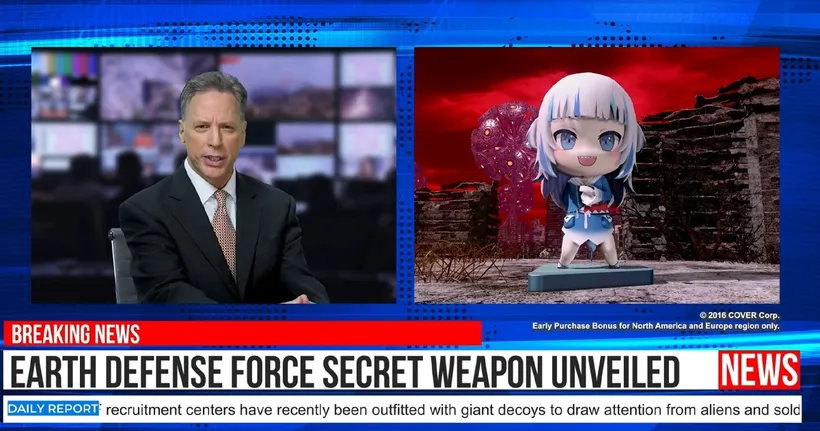 Earth Defense Force 6 ประกาศวันวางขายพร้อมคอลแลปส์ Hololive EN