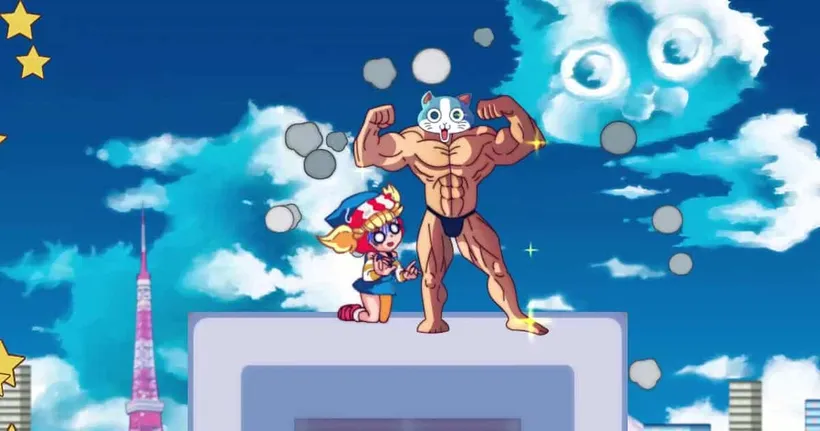 KinnikuNeko: SUPER MUSCLE CAT เกม Side-Scrolling แมวกล้าม ประกาศลงคอนโซล