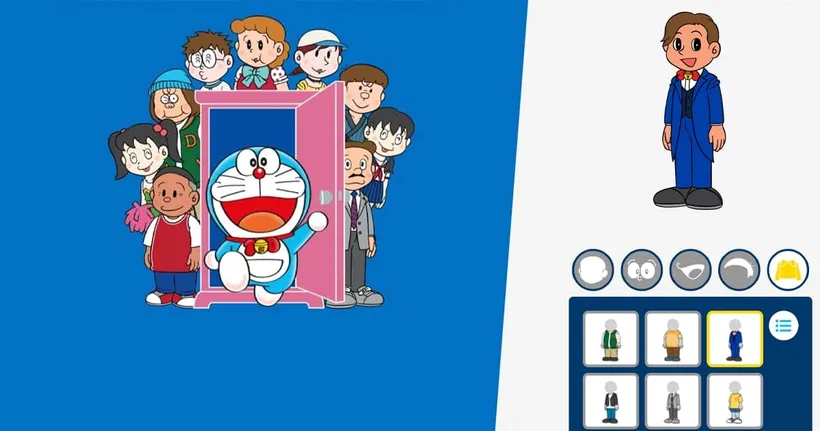 เปิดตัว DORAEMON ID เว็บสร้าง Avatar ในรูปแบบลายเส้นโดราเอม่อน