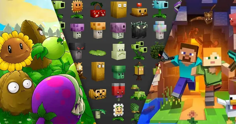 ผู้เล่น Minecraft สร้างโมเดล 3D พืช จากเกมฮิต Plants vs Zombies