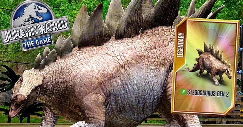 Jurassic World: The Game EP551 STEGOSAURUS GEN 2