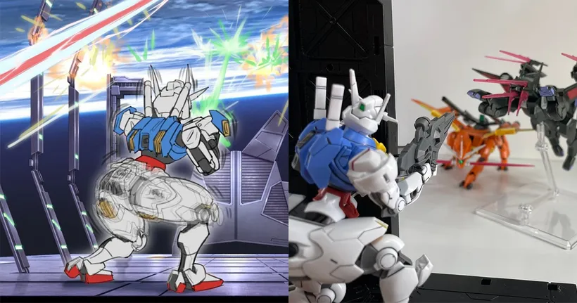 ชาวทวิตญี่ปุ่นทำมีม Gundam Aerial ยิงปืนตูดเด้งแบบ Nikke ขึ้นจริง!