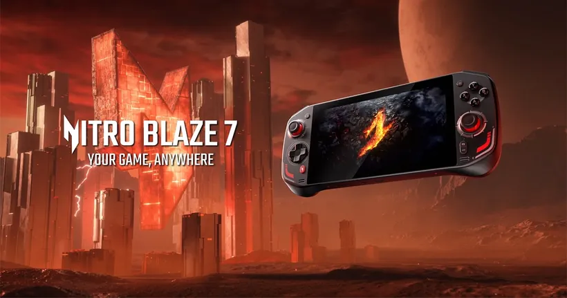 Acer เปิดตัวเครื่องเล่นเกม PC แบบแฮนด์เฮลด์ตัวใหม่ Nitro Blaze 7