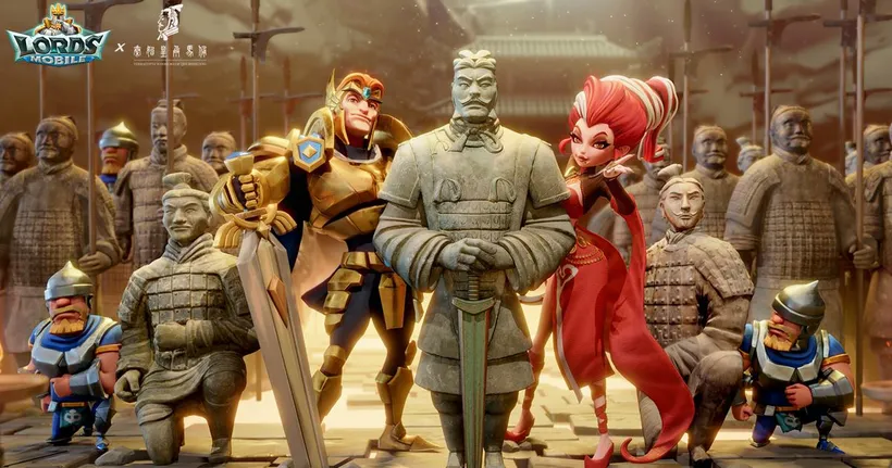ร่วมบันทึกหน้าประวัติศาสตร์ Lords Mobile x กองทัพทหารดินเผา จิ๋นซีฮ่องเต้