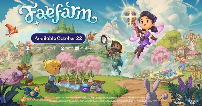 Fae Farm เกมทำฟาร์มบนเกาะมหัศจรรย์ เตรียมวางจำหน่ายบน PS4 PS5 และ Xbox Series X│S ตุลาคมนี้