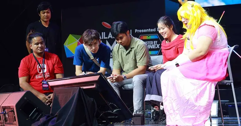 กิจกรรม "ซูเปอร์แฟนพันธุ์แท้ ผลิตภัณฑ์ของ SYNNEX" จาก Nintendo Switch by Synnex ในงาน Thailand Game Show 2024