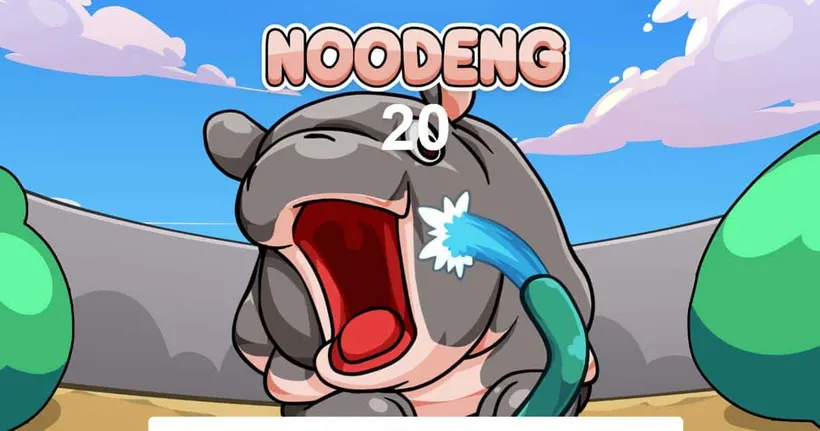 อีกหนึ่งเกมแซวหมูเด้ง NOODENG คลิกน้องเด้งสะดุ้งน้ำ คนไทยไม่แพ้ชาติใดนำเป็นอันดับหนึ่งเหมือนเคย