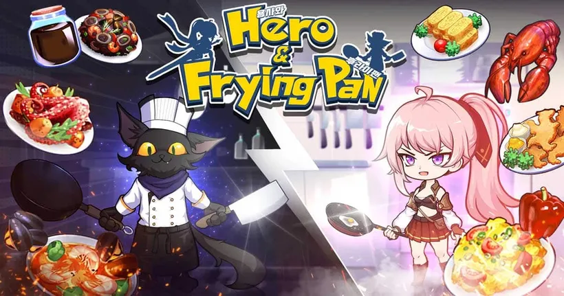 Hero & FryingPan เกม Idle RPG ที่จะพาตะลุยศึกแห่งของอร่อยบนมือถือระบบ Android สโตร์ไทย!