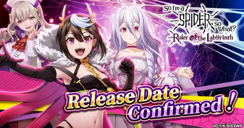 So I'm a Spider, So What? Ruler of the Labyrinth เกม dungeon-crawling RPG จากอนิเมะ “แมงมุมแล้วไง” เตรียมเปิดให้เล่นฟรีบนมือถือ 23 ตุลาคม 2024