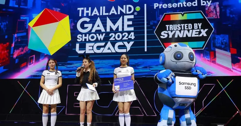 เก็บตกภาพบรรยากาศ Sumsung SSD ร่วมสนุกกันบนเวทีใหญ่งาน Thailand Game Show 2024