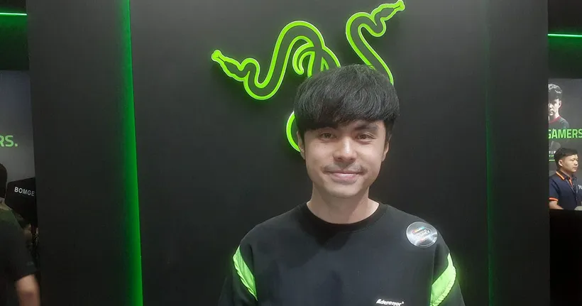 คุณเต้ โรเจอร์ สตรีมเมอร์ช่อง "Roger Films Studio" มาร่วมสร้างความสนุกในบูธ Razer ภายในงาน Thailand Game Show 2024