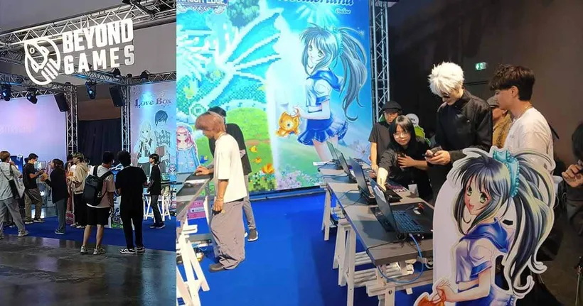 พาชมภาพบรรยากาศวันสุดท้ายของบูธ Beyond Games ภายในงาน Thailand Game Show 2024