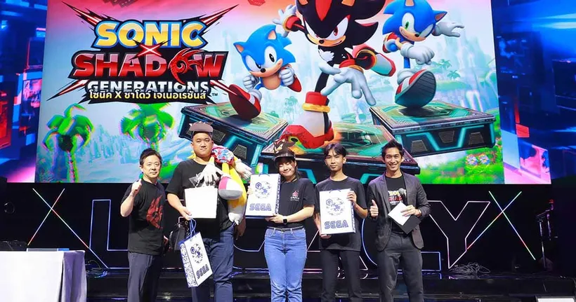 โปรดิวเซอร์เกม Sonic X Shadow Generations โชว์เล่นเกมแบบจัดเต็ม พร้อมแจกของรางวัลเพียบ ภายในงาน Thailand Game Show 2024
