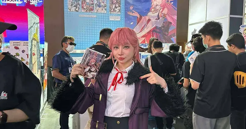 ร่วมถ่ายรูปกับ Meenfox คอสเพลเยอร์สุดแซ่บกันได้ที่บูธ First Page Pro (WF2) ในงาน Thailand Game Show 2024
