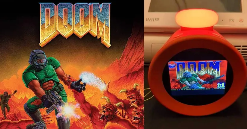เกมเมอร์ไอเดียบรรเจิดดัดแปลงนาฬิกาปลุก Alarmo ให้สามารถเล่นเกม DOOM ภาคแรกได้แล้ว!