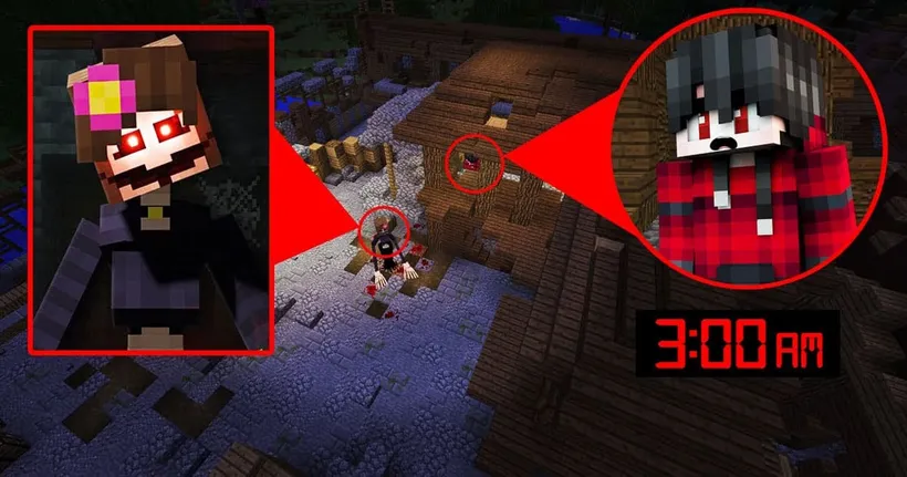 ถ้าเกิด!! ดูหนังตอนตี3 แต่กับเจอ ฝันร้ายของผีเจนนี่ - (Minecraft ดูหนังตี3)