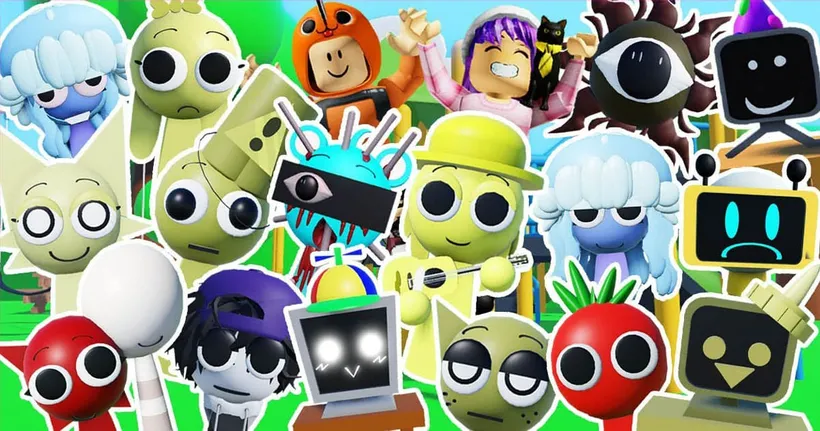 Roblox - Vip Gamepass และ Badges in Morph in 3D Sprunki RP And Animations [UPDATE]