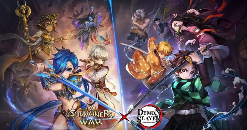 การพบกันของ ‘Summoners War’ จาก Com2uS กับอนิเมะยอดนิยม ‘Demon Slayer: Kimetsu no Yaiba’!