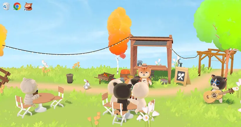 Desktop Cat Cafe จำลองสร้างคาเฟ่ สำหรับเหล่าเหมียว ขณะทำงาน เปิดให้ดาวน์โหลด Demo บน Steam