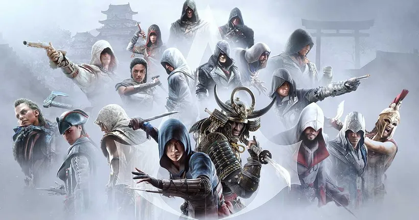 รวมยอดตัวเลขผู้เล่นพร้อมกันสูงสุดบน Steam ของเกมในซีรีส์ Assassin's Creed ภาคหลัก ตั้งแต่ Director's Cut Edition จนถึงภาค Shadows