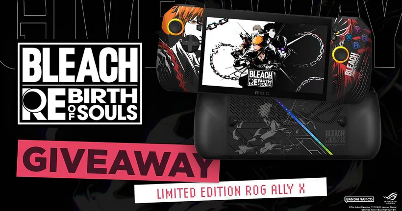 ลุ้นรับคอนโซลเกม ROG Ally X รุ่นลิมิเต็ด! ฉลองการวางจำหน่ายเกม BLEACH Rebirth of Souls!