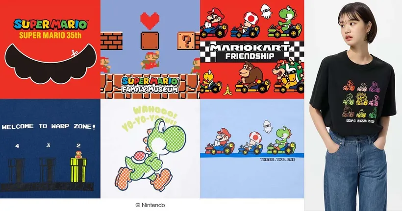 ยูนิโคล่ปล่อยคอลเลคชันเสื้อยืด UT Archive ลายพิเศษจากซีรีส์เกม Super Mario พร้อมวางจำหน่าย 14 เมษายนนี้
