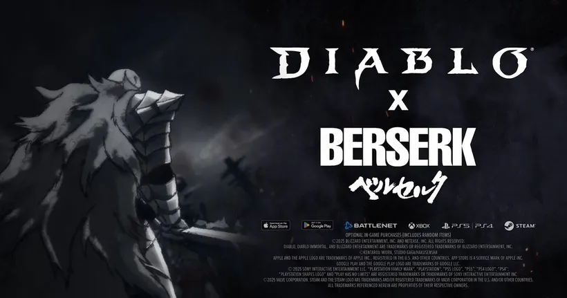 Diablo 4 ปล่อยทีเซอร์คอลแลปส์ Berserk เตรียมพร้อม 'ถวาย' กันเร็ว ๆ นี้