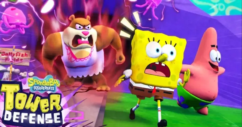 [แจกโค้ด] SpongeBob Tower Defense Code อัปเดตล่าสุด May 2025