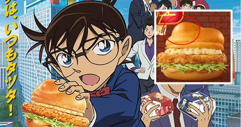 Detective Conan X McDonald ญี่ปุ่นกับแฮมเบอร์เกอร์ที่นูนไม่เหมือนใคร พร้อมคลิปอนิเมะโฆษณาพิเศษ