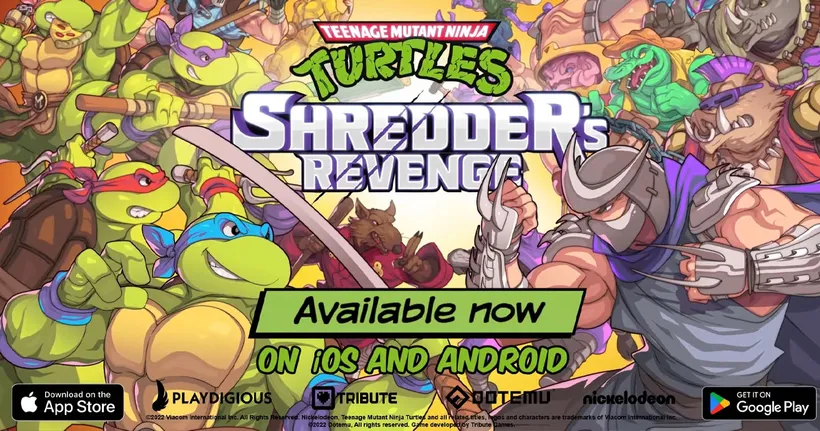 TMNT: Shredder’s Revenge เปิดให้ออกต่อสู้ไปกับเต่านินจาและขัดขวางแผนการช่วยร้ายของ Krang และ Shredder แล้วบนมือถือสโตร์ไทย