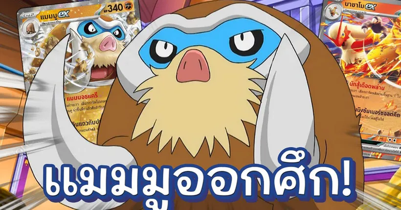 แมมมูex ตีแรง…หาโปเกมอนง่าย..นำแล้วโถมรัว ๆ ! | หลังยิม TCG