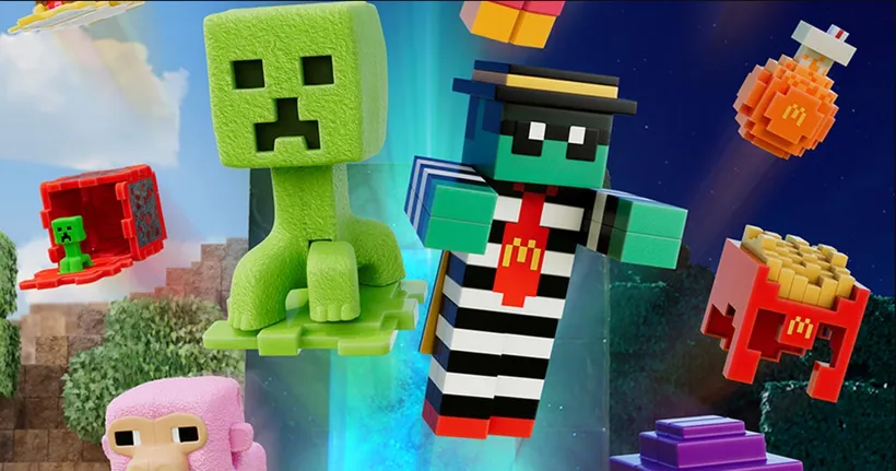 พรุ่งนี้เตรียมวิ่ง แมคไทยร่วม McDonald's X Minecraft กับของเล่นไมน์คราฟต์ 16 แบบ