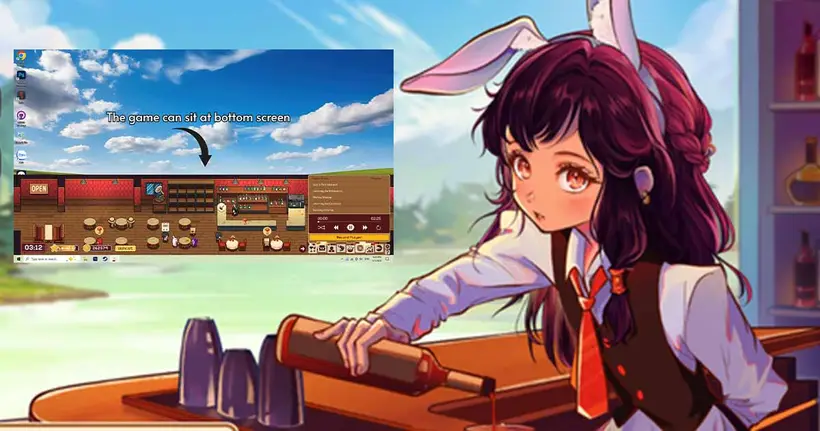 Lakeside Bar แอบบริหารบาร์สุดชิล ขณะทำงาน ปล่อย Demo เล่นฟรี บน Steam
