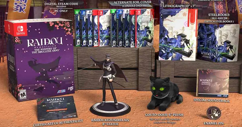 RAIDOU Remastered เกม JRPG สุดคลาสสิก เปิดพรี Collector’s Edition พร้อมปล่อยมังงะตอนแรกให้อ่านแล้ว