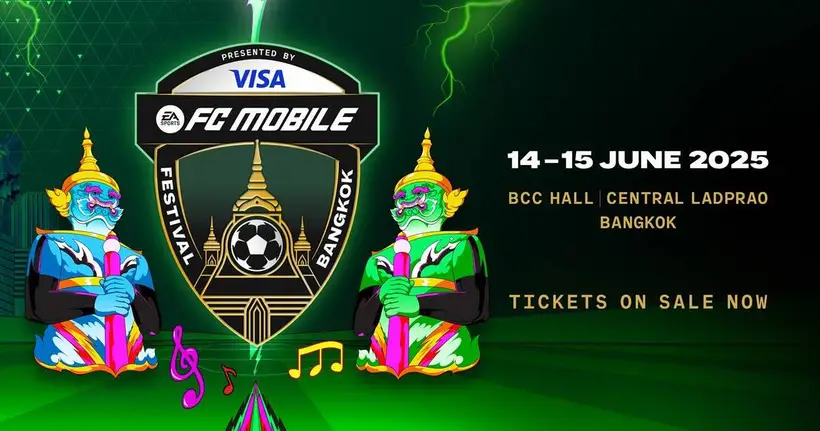 แข่งเดือดระดับโลก! พร้อมระเบิดความมันส์กลางกรุงในงาน EA SPORTS FC MOBILE FESTIVAL  14-15 มิถุนายนนี้