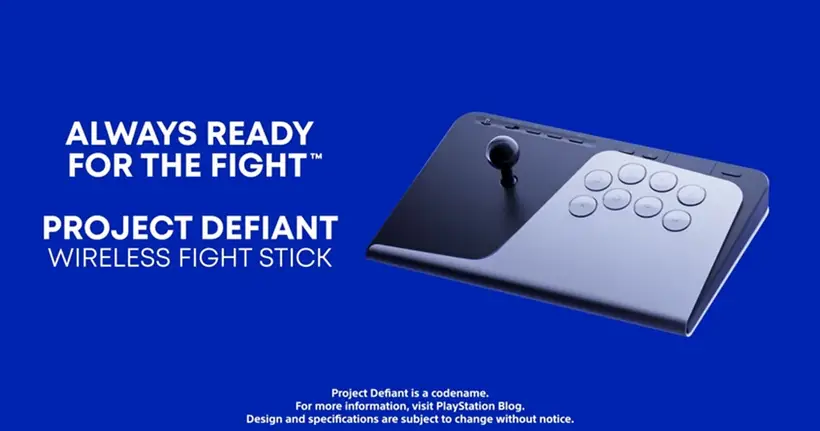 "Project Defiant" จอยโยกอาเขตไร้สายสำหรับ PS5 และ PC ตัวแรกที่ถูกออกแบบโดย Sony