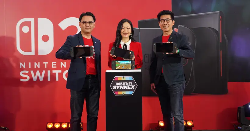 เปิดตัว Nintendo Switch 2 อย่างเป็นทางการในไทยโดย Synnex ชูจุดเด่นบริการหลังการขายครบวงจร