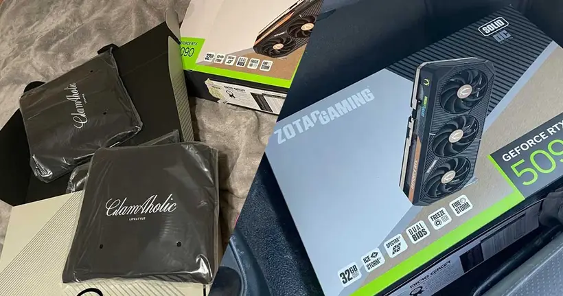 เกมเมอร์รายหนึ่งซื้อ GeForce RTX 5090 จากร้านดัง แต่มาเปิดกล่องดูกลับไม่มีการ์ดจอซะงั้น!