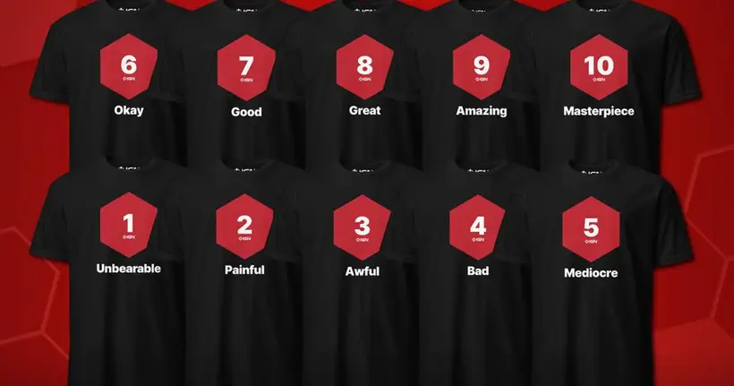 โคตรปั่น! สื่อดัง IGN ประกาศขายเสื้อ "คะแนนรีวิว" หลังถูกชาวเน็ตแห่เอาไปทำ Meme มานาน