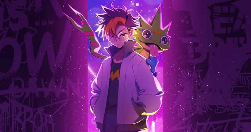 DIGIMON BEATBREAK เผยโฉมตัวเอกและดิจิมอนตุ๊กแก(?) แบบชัดๆ