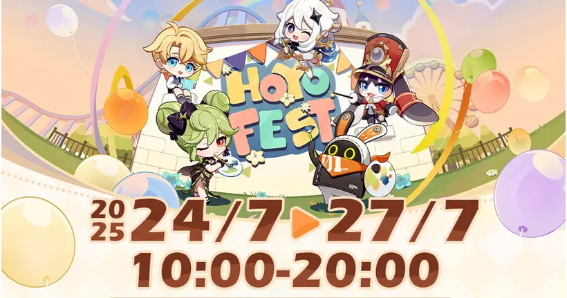 HoYo FEST 2025 เปิดฉากแล้ววันนี้! พบเหล่าครีเอเตอร์และศิลปินแฟนอาร์ตหลากหลายที่มาร่วมสร้างสีสันในโซน Artist Alley เป็นครั้งแรก!