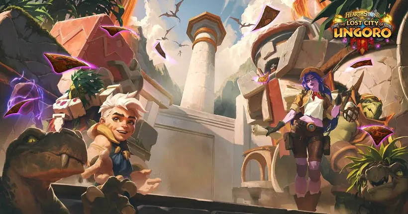 Hearthstone อัปเดตส่วนเสริมใหม่ The Lost City of Un’Goro