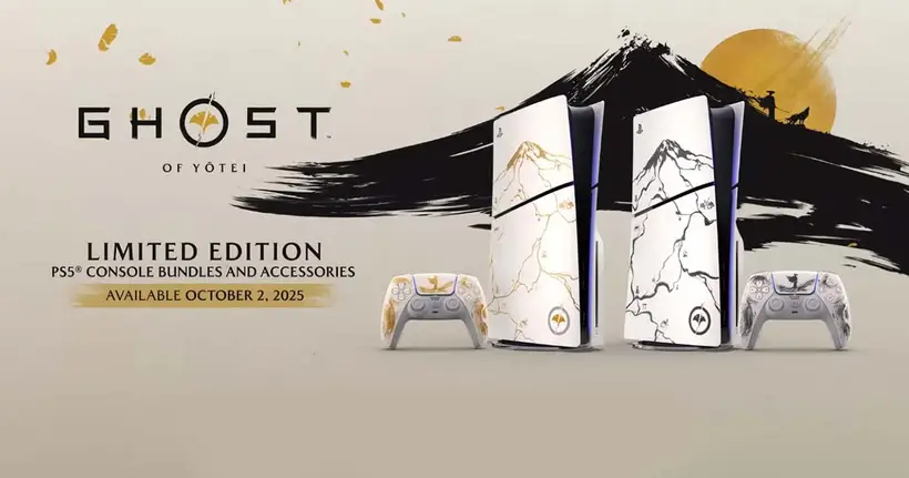 PS5 เปิดตัวเครื่องรุ่นลิมิเต็ด 2 ลายจากเกม Ghost of Yotei เอาใจสายสะสม