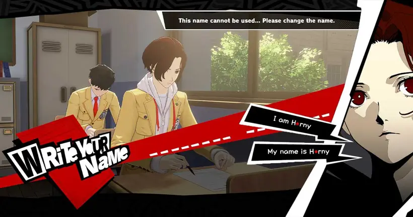 เมื่อแฟนเกม Persona5X ข้องใจกฎการตั้งชื่อตัวละคร และทดลองจนเจอการบล็อกชื่อที่บางทีก็ "ฮา" เกิน