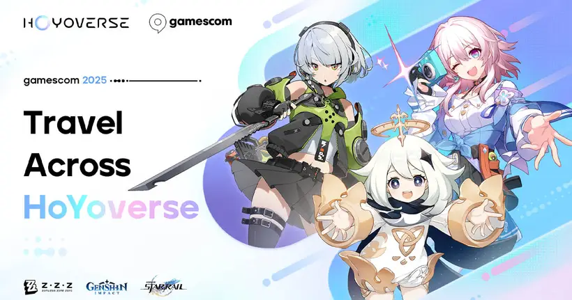 HoYoverse ประกาศรายชื่อเกมที่จะเข้าร่วมในงาน gamescom 2025 มาพร้อมบูธที่จะมอบประสบการณ์สุดดื่มด่ำ และความบันเทิงหลากหลายรูปแบบ!