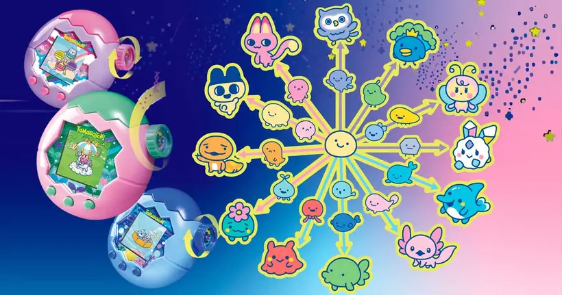 คู่มือ Tamagotchi Paradise ผังการกินอาหารและการเติบโตวิวัฒนาการ